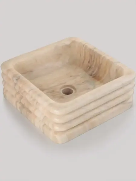 Раковина мраморная РМ23 (400х400х150) вес 29 кг