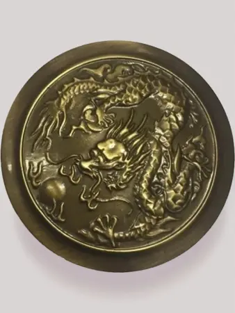 Слив латунный "Дракон", цвет бронза, 45мм, 21984/1