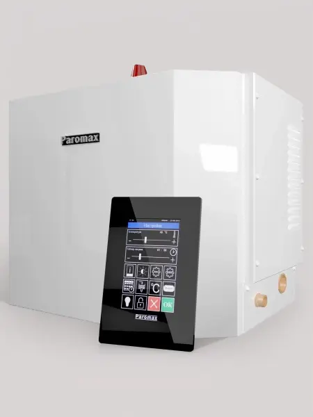 Парогенератор Паромакс 4 кВт NEO MAX STYLE для хамама с пультом управления