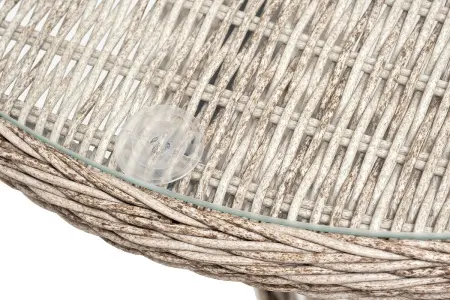 Комплект садовой мебели из искусственного ротанга 4SiS Эспрессо–80 R (стол и 2 кресла), бежевый цвет