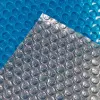 Солнечное покрывало для бассейнов Aquaviva Platinum Bubbles серебро/голубой (4х50м, 500 мкм)