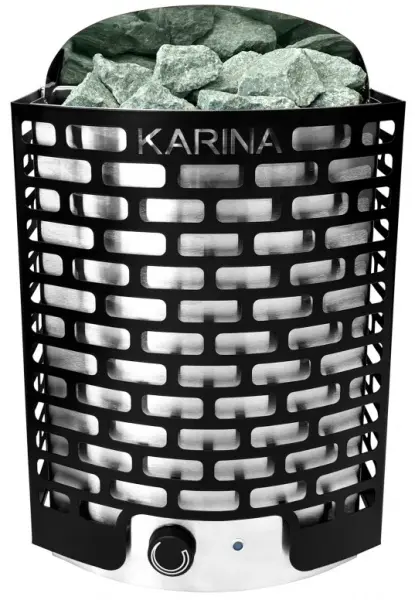 Электрическая печь для бани и сауны Karina Optima 2 кВт, со встроенным управлением в интернет-магазине WellMart24.com