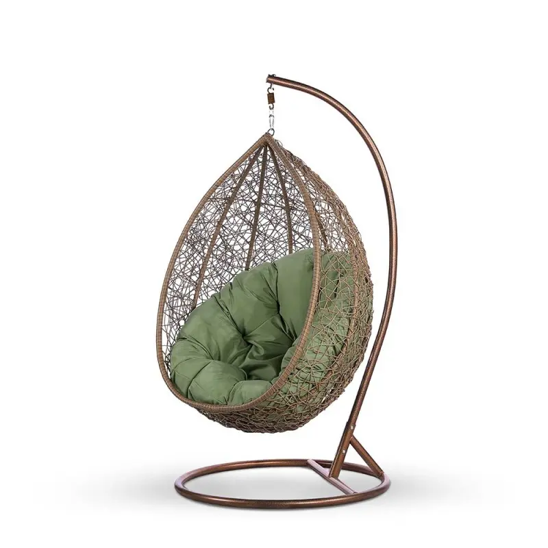 Подвесное кресло из искусственного ротанга AFM-219B Beige