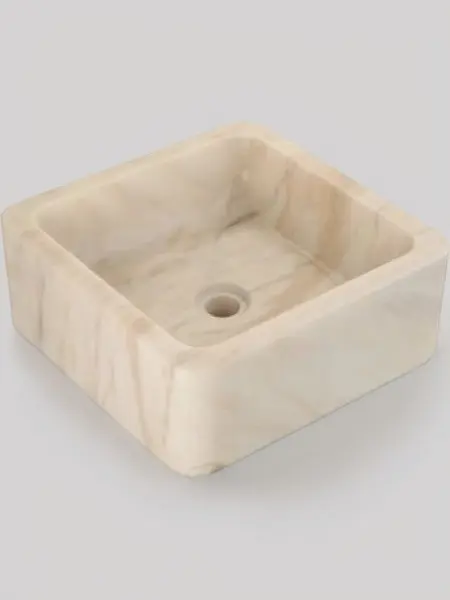 Раковина мраморная РМ03 (400х400х150) вес 39 кг