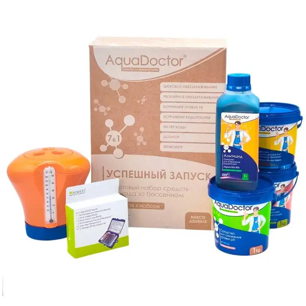 Стартовый набор для бассейна AquaDoctor 7 в 1