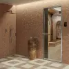 Стеклянная прозрачная дверь DoorWood для хамам, 700 х 1900 мм с коробкой