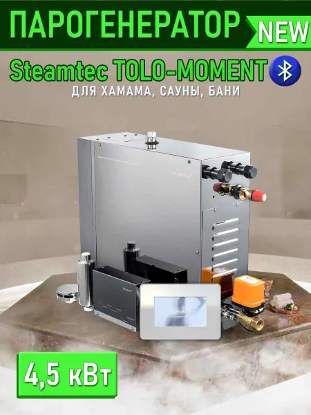 Парогенератор Steamtec MOMENT-45 4,5кВт с пультом управления
