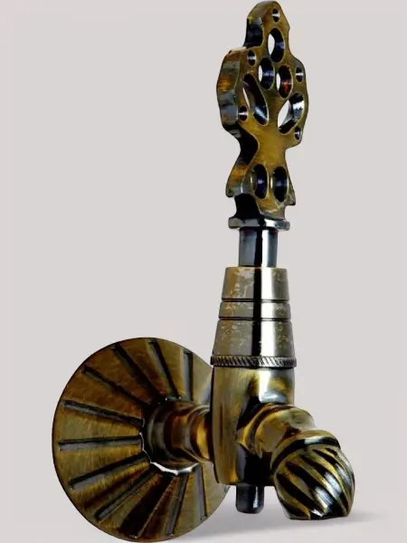 Кран латунный для хамама, цвет бронза, 02А