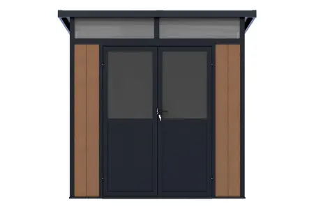 Сарай из древесно-полимерного композита Defender 7x7' ft, 4.24 кв.м.