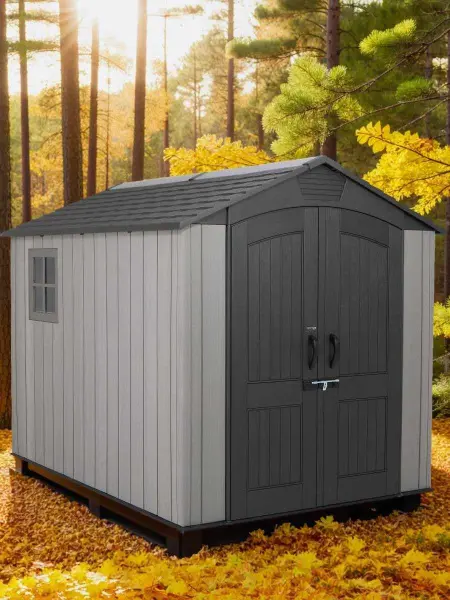 Пластиковый сарай WoodLook LifeTime 204х275 см, 60310