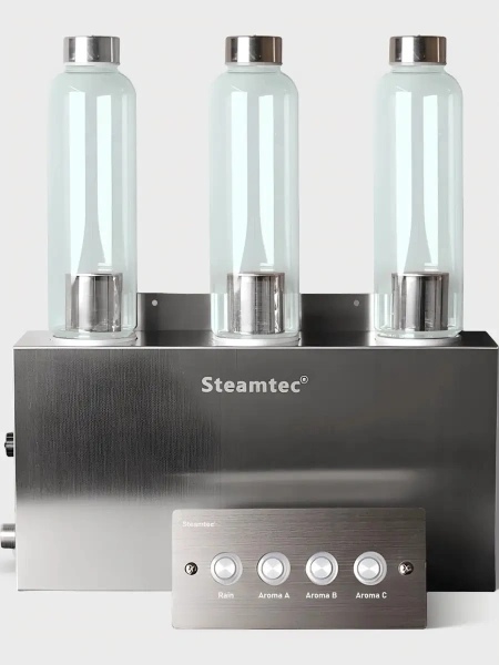 Автоматический дозатор воды и ароматизатора для печи сауны Steamtec TOLO-AP05, 3 аромата Автоматический дозатор воды и ароматизатора для печи сауны Steamtec TOLO-AP05, 3 аромата