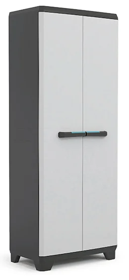 Пластиковый шкаф Keter Linear Tall Cabinet, black-grey, 9724000-0616-15