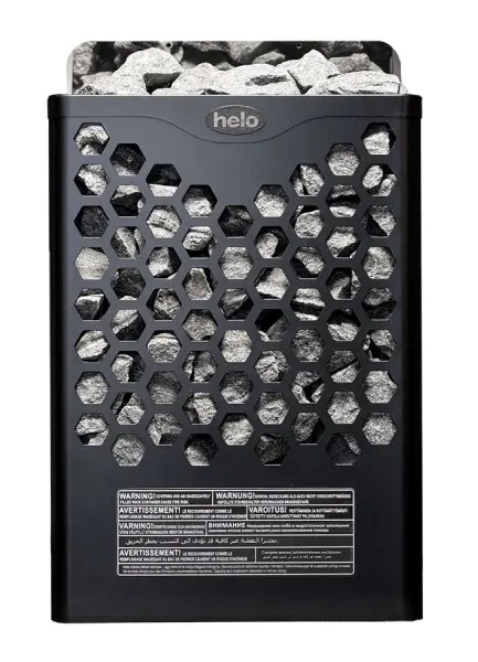 Электрическая печь Helo Hanko 80 STJ со встроенным пультом, цвет-черный  в интернет-магазине WellMart24.com