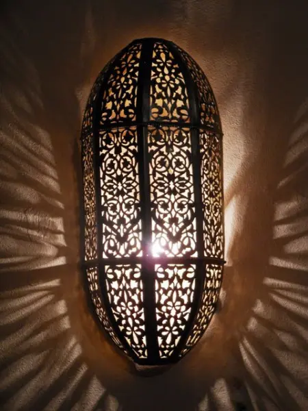 Светильник для хамама Maroc-56, латунь