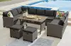 Комплект садовой мебели из искусственного ротанга AFM-370A Dark Grey