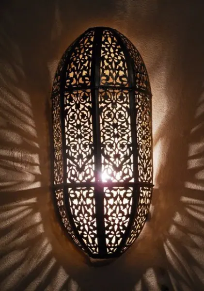 Светильник для хамама Maroc-56, латунь