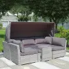 Комплект садовой мебели из искусственного ротанга AFM-320G Grey
