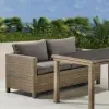 Комплект садовой мебели из искусственного ротанга T256B/S59B-W65 Light brown