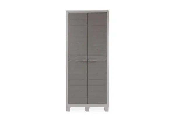 Пластиковый шкаф Toomax Woody's XL (3 полки), светло-серый, 076R0